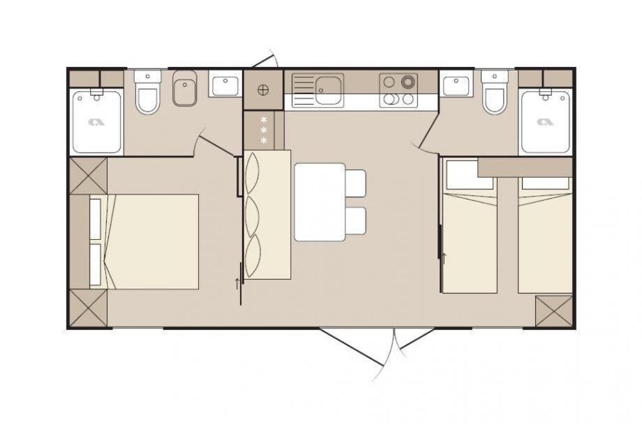 New Adria Mobile Home - Camp Vala Orebić Exterior foto